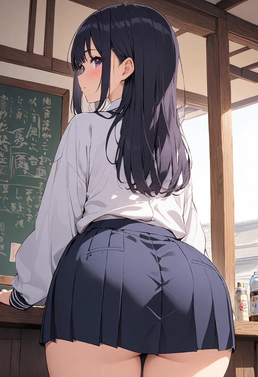 The size of the ass of a 19-year-old Japanese college girl