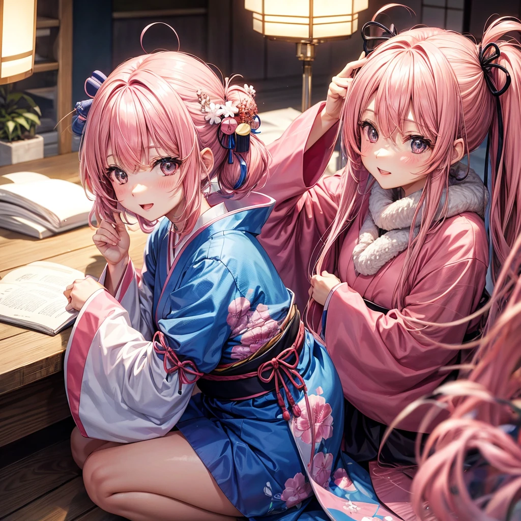 cawaii Japanese GAL pink hair