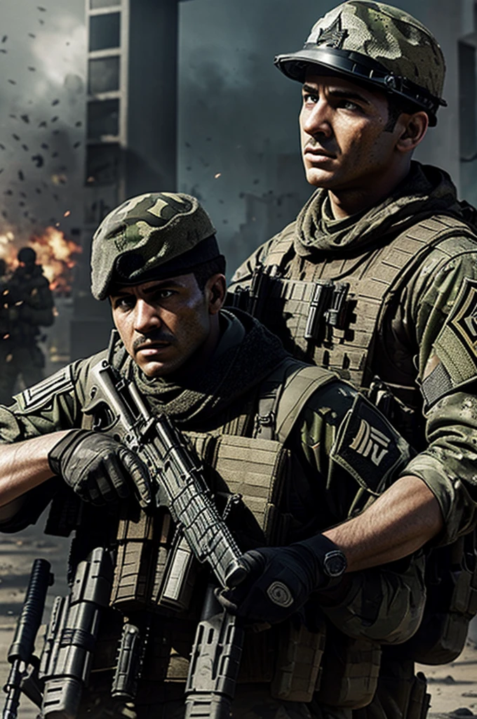 ((Call of Duty)) soldiers in love