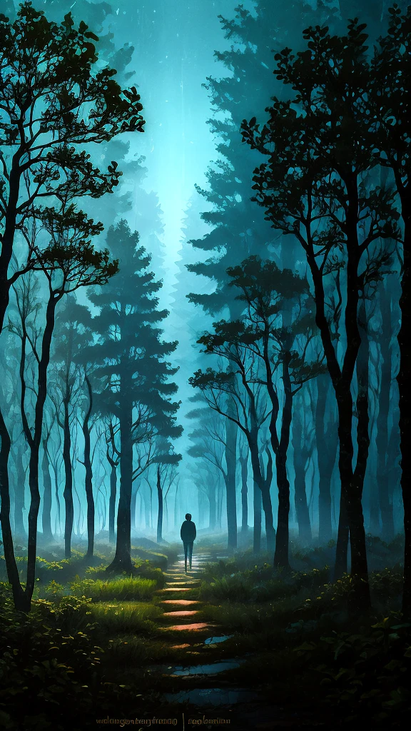 there is a dirt path through a forest with tall trees, a picture by Wolfgang Zelmer, flickr, tonalism, on forest path, forest path, in beautiful woods, in magical woods, forest trail, photography of enchanted forest, a beautiful pathway in a forest, in serene forest setting, path into lush forest, wooded environment, an enchanted forest, in green forest