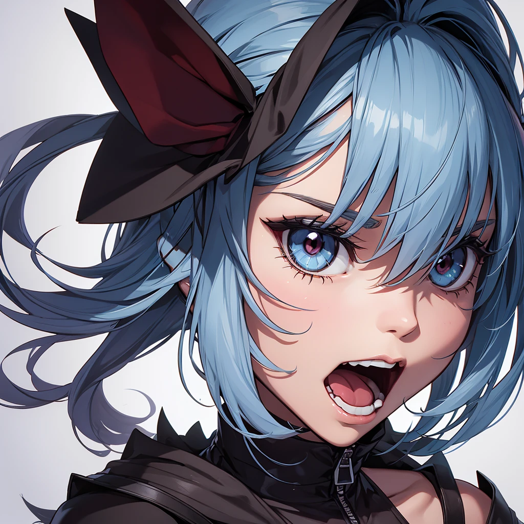draw a character that represents fear caticatura style