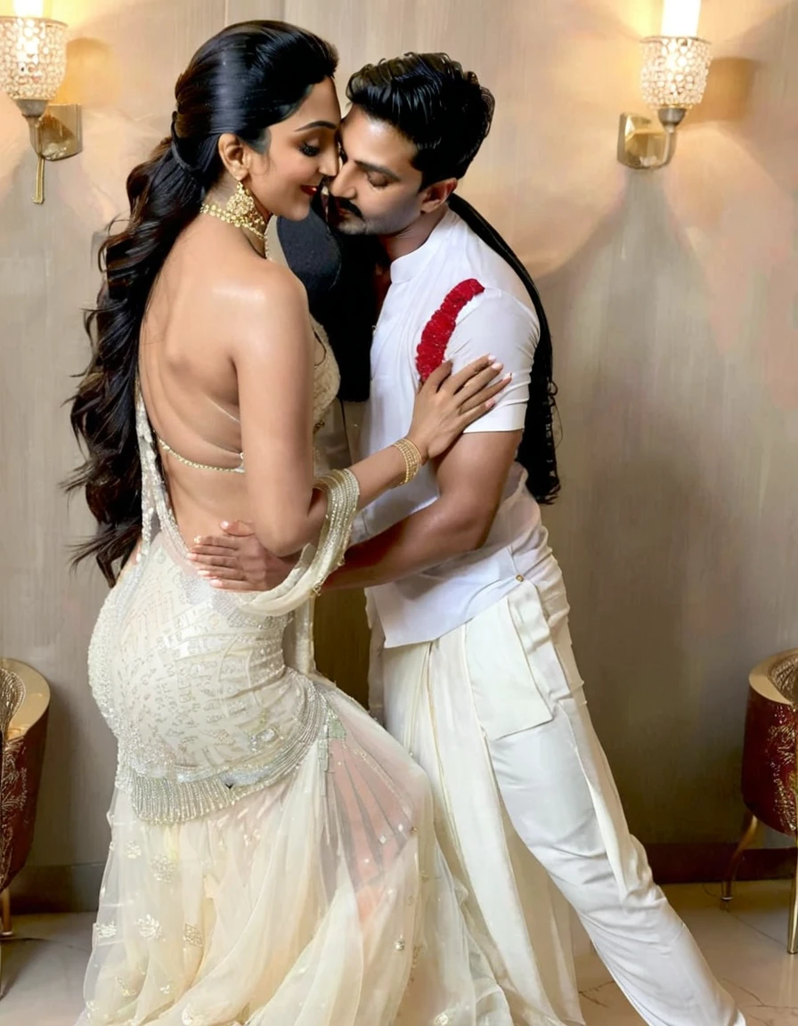 Fully Naked, Hot ,fair skin ,dark black hair kiara advani kissing a teen boy