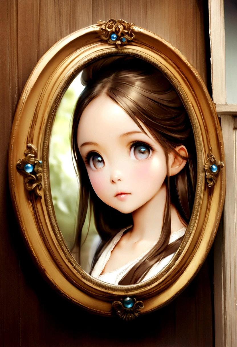 Hyperrealistic photography, mignon , 30 ans, longs cheveux bruns, photo nette, Regarder le spectateur, Brown hair, long dark brown hair, corps, Model you are looking for, photo réaliste d'une fille. regarde la caméra