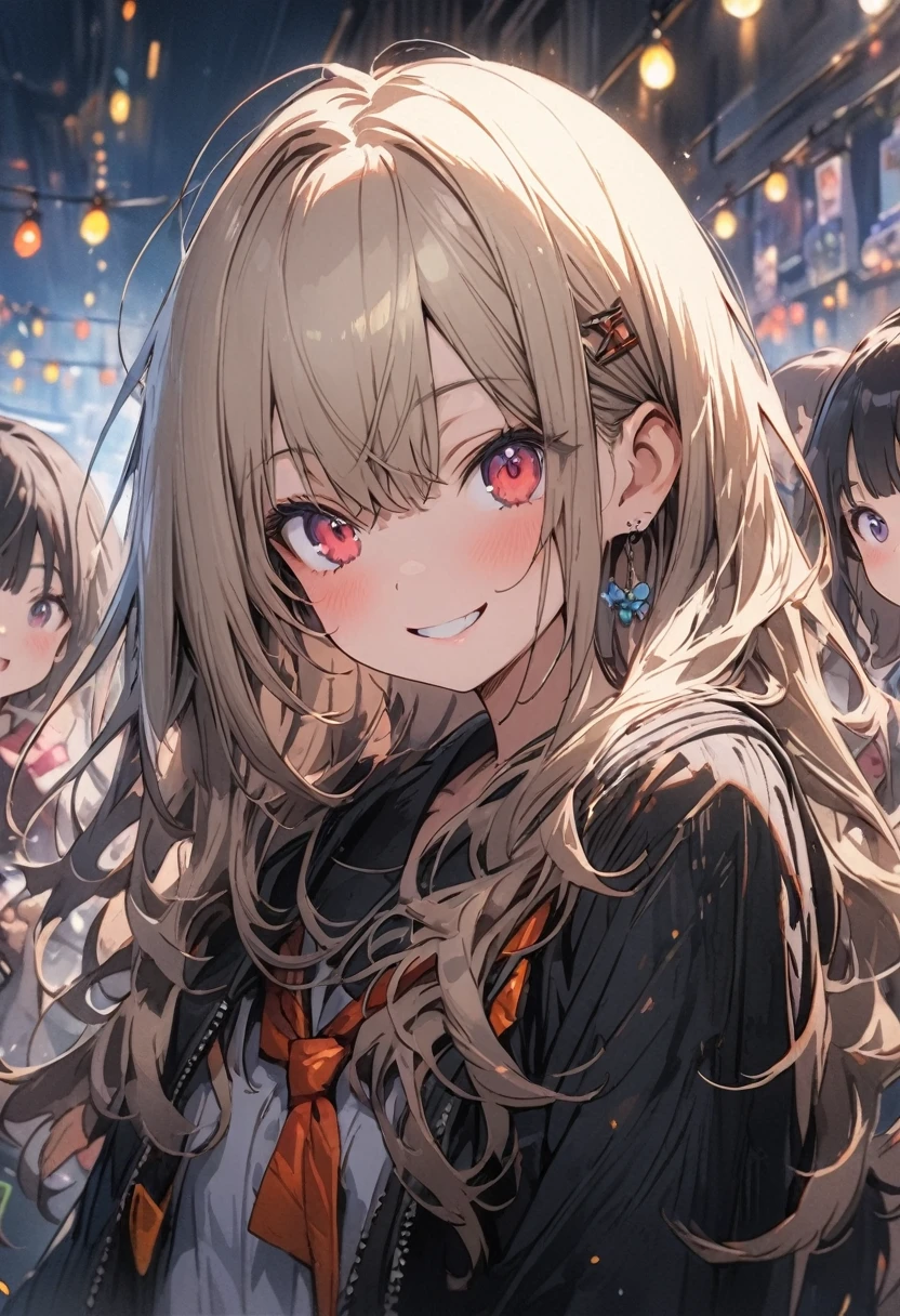 (masterpiece, best quality, highly detailed, ultra detailed, absurdres:1.3), (cute, charming:1.3), (fantastic illustration, beautiful detail, best quality, top quality, high quality, ultra quality, fain touch outline:1.3), watercolor, clear, beautiful detail, densely packed cute girls, densely packed many girls, smile, anime style illustration, cute illustration, beautiful detail, fain touch outline, densely packed cute girls, densely packed many girls, smile, happy, beautiful detail, cute illustration