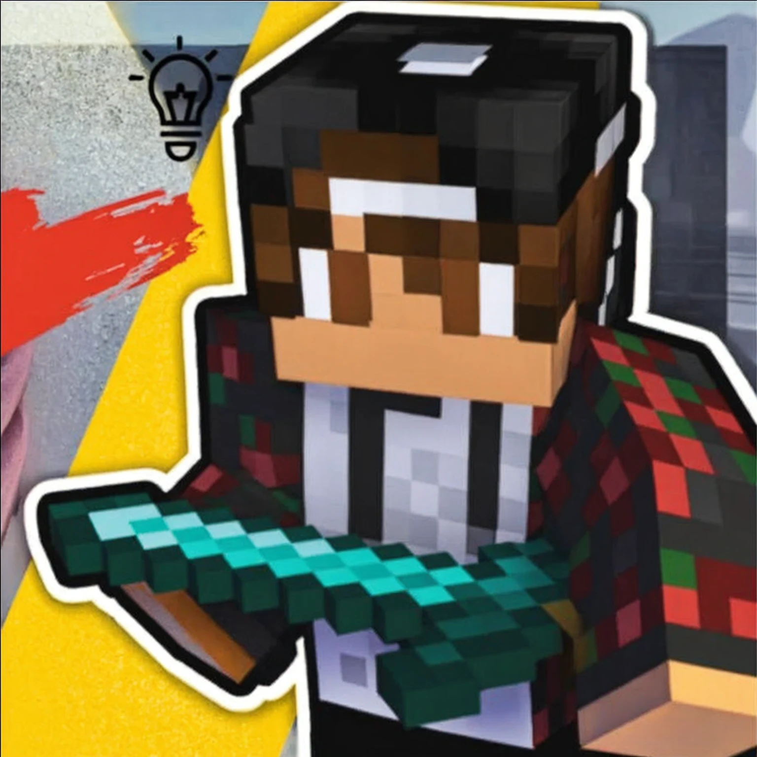 Personify this picture，Don’t have a square face