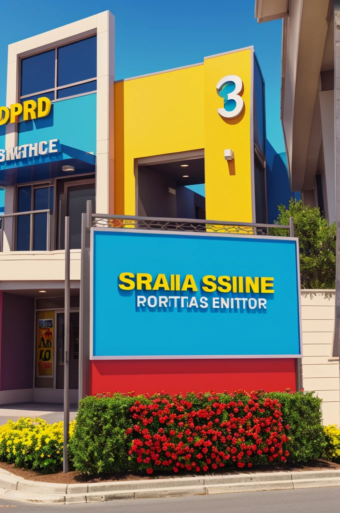 A 3D rendered photograph of a sign advertising "
Personalized Details"
The overall atmosphere of the image is bright and cheerful, with products arranged in a striking way. The background features a gradient that complements the colors of the custom products, creating a visually appealing scene.