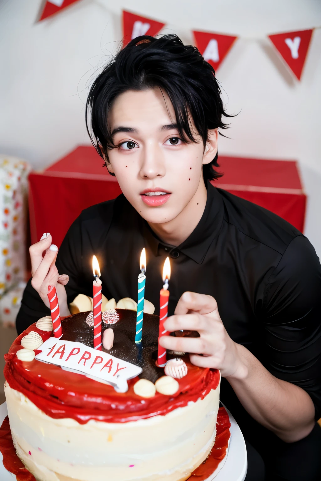 POLISH BOY YOUTUBER black hair birthday hot