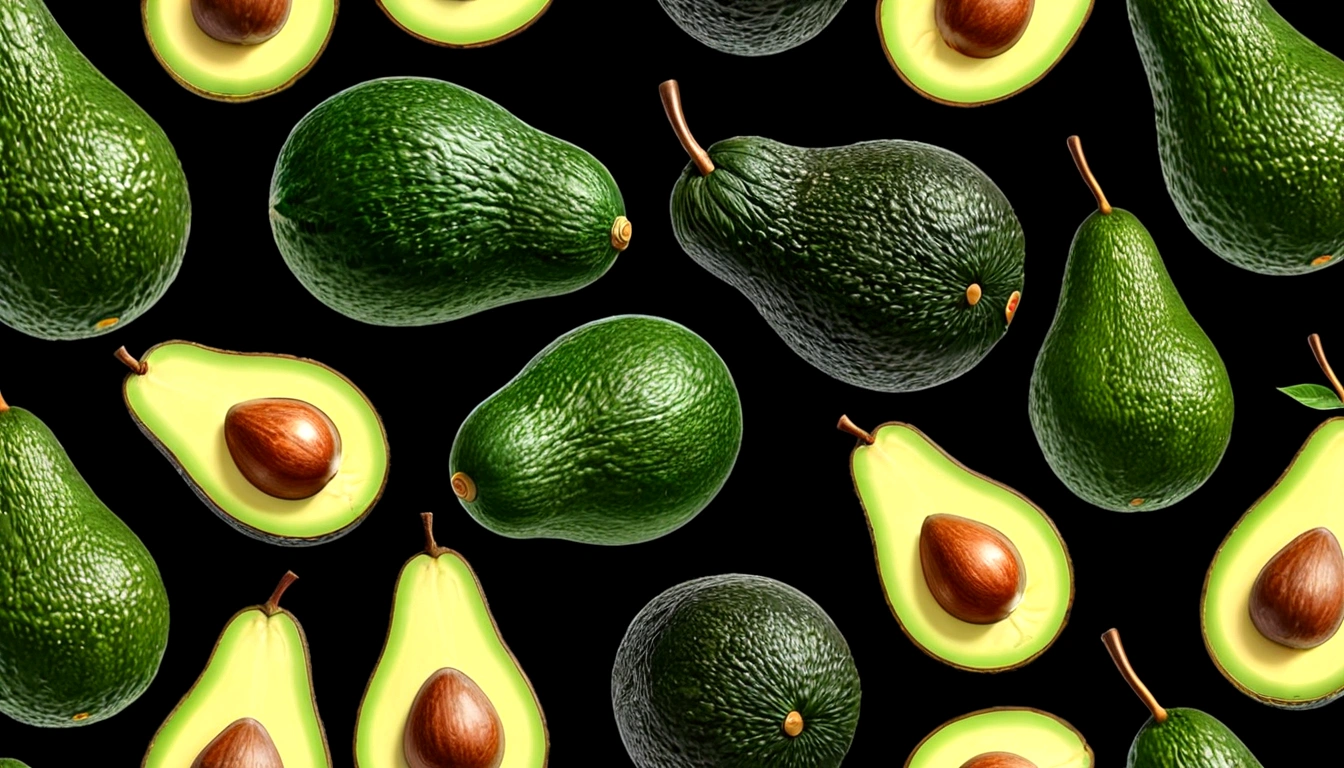 tree and Avocado foods real natural realistic