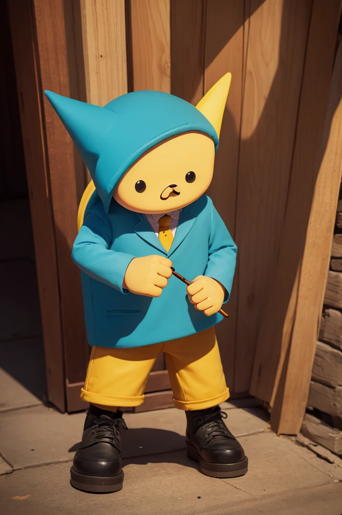 Create me a Dean cartoon with Adventure Time features 