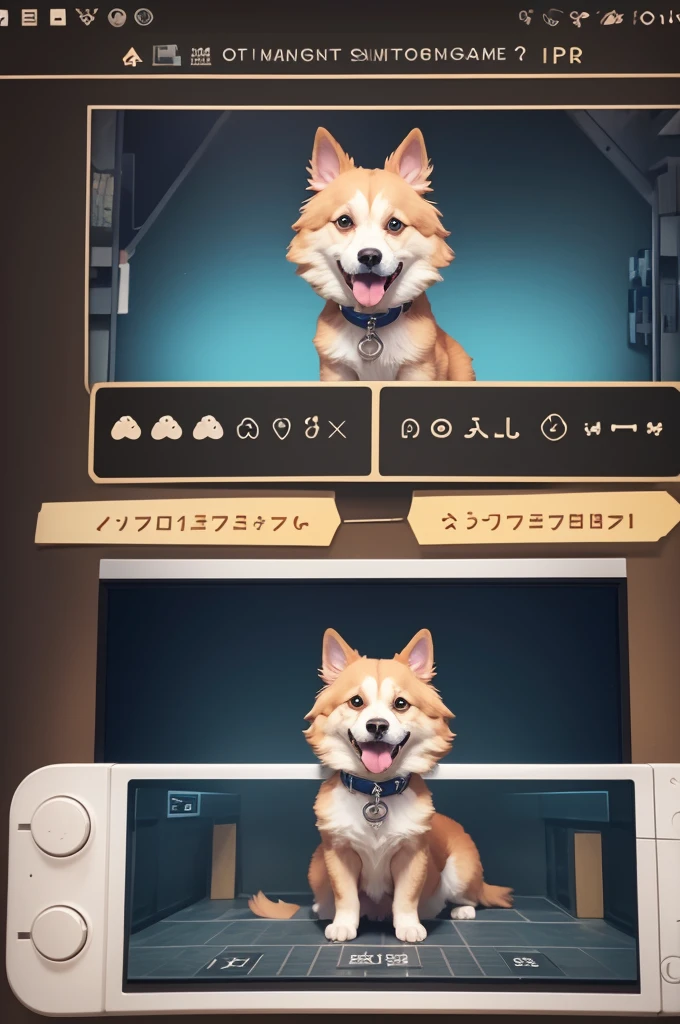 Make me a picture, for a pet simulator game, Game name, 🐶pet simulator(UPDATE 1) , 