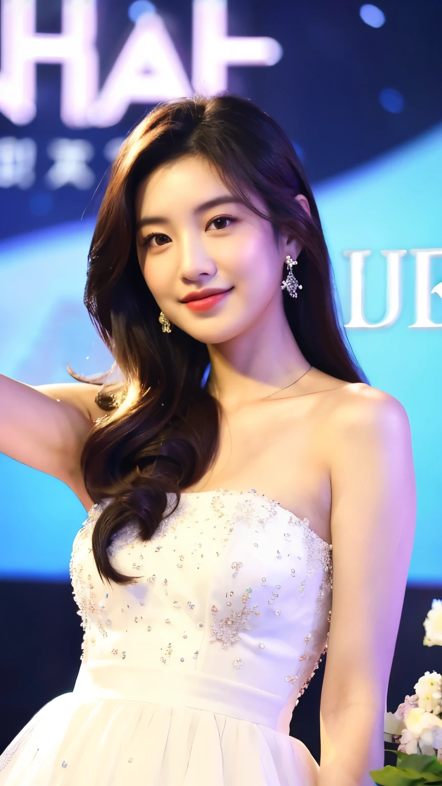 araffe woman in a white dress posing for a picture, bae suzy, dilraba dilmurat, gongbi, sha xi, ruan jia beautiful!, female actress from korea, xianxia, song hye - kyo, cute korean actress, lu ji, beautiful south korean woman, lei min, pale fair skin!!, xision wu, jia