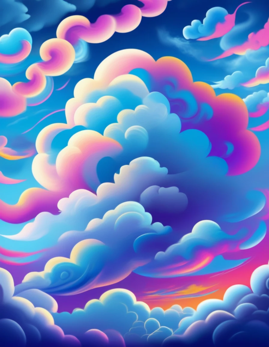 a close up of a cloud with a sky background, whorl. clouds, swirly clouds, swirley clouds, clouds swirling, cumulus cloud tattoos, cumulus tattoos, clouds and waves, harmony of swirly clouds, swirling clouds, stylised storm, fancy clouds, cloudy weather, swirly clouds in the background