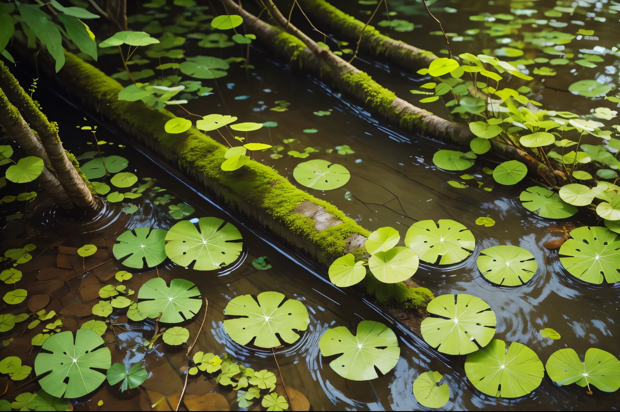 /I Spring rain, leaves hanging on branches, sunlight shining through the leaves and falling down from above, raindrops dripping off green tree leaves, fresh air filled with spring fragrance, fresh water droplets splashing in mid-air, fresh green color tone, tranquil scene, soft light. High definition photography, ultra-high resolution, bright colors, natural scenery, clear details, harmonious composition. in the style of a photographer. --ar 3:4 --niji 6
