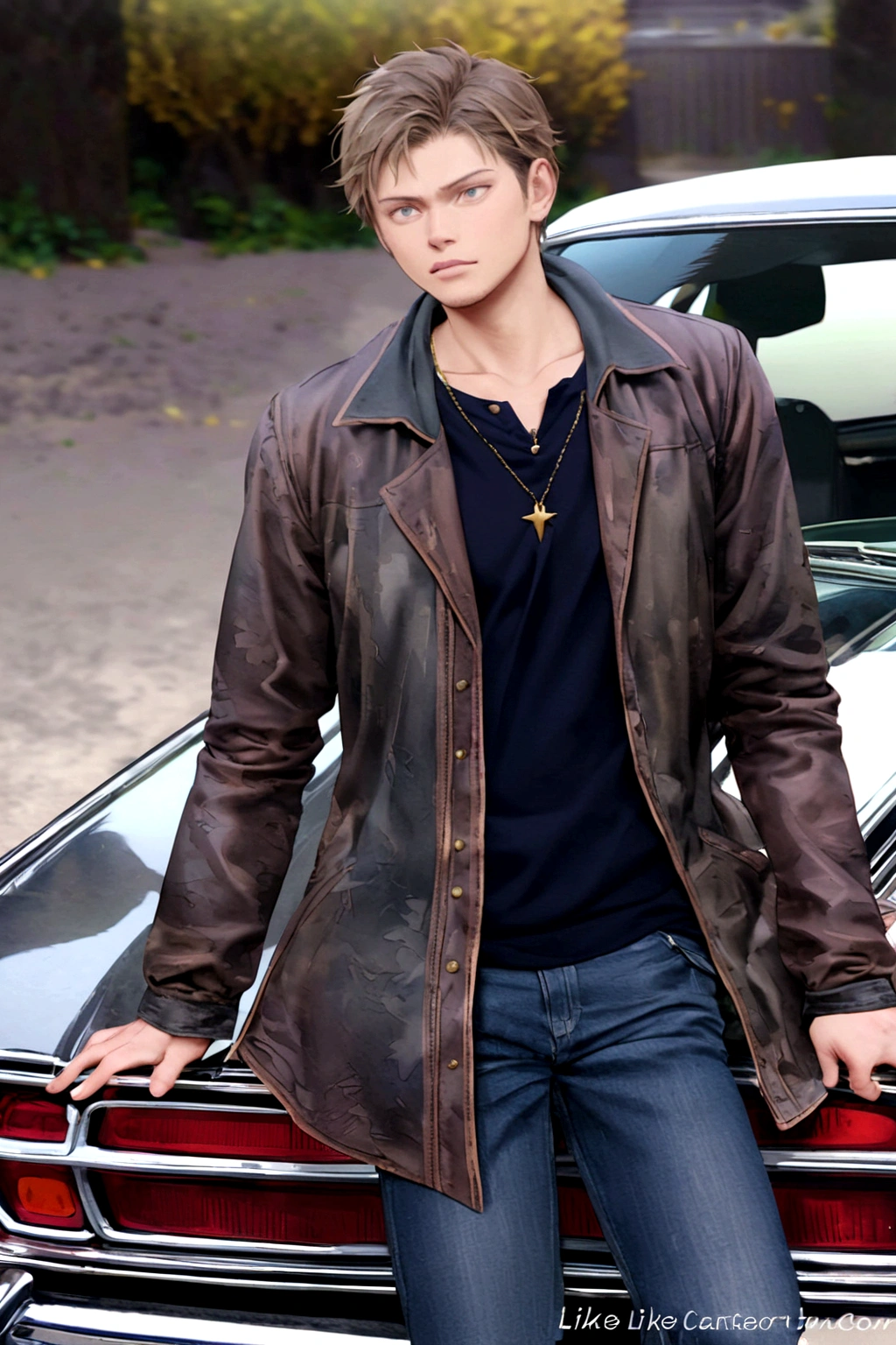 Make Dean Winchester Supernatural, like cartoon