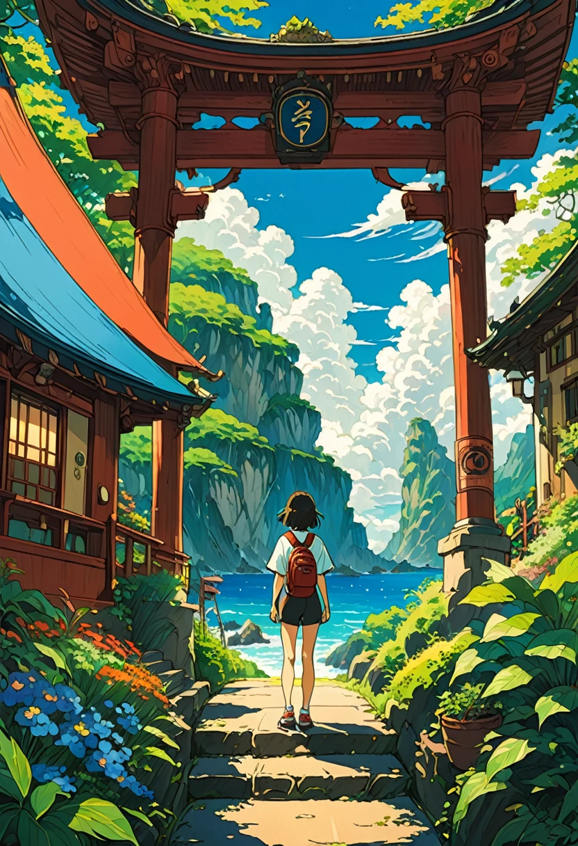 Athlete, Studio Ghibli Style, Ghibli color, Miyazaki Hayao style, full body, cinematic still, cinemascope, best quality, masterpiece, very aesthetic, perfect composition, intricate details, ultra-detailed, vivid colors