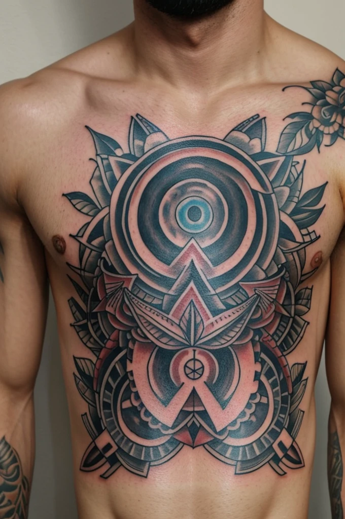 Tattoo of how the mind controls everything
