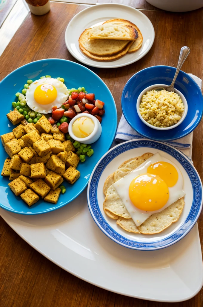 Typical food dish in Guatemala breakfast