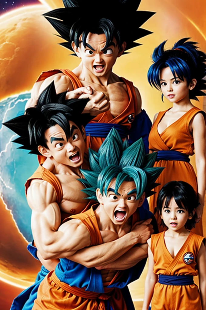 Generates Goku putting his penis into Bulma while Chichi(Goku's wife) masturbates