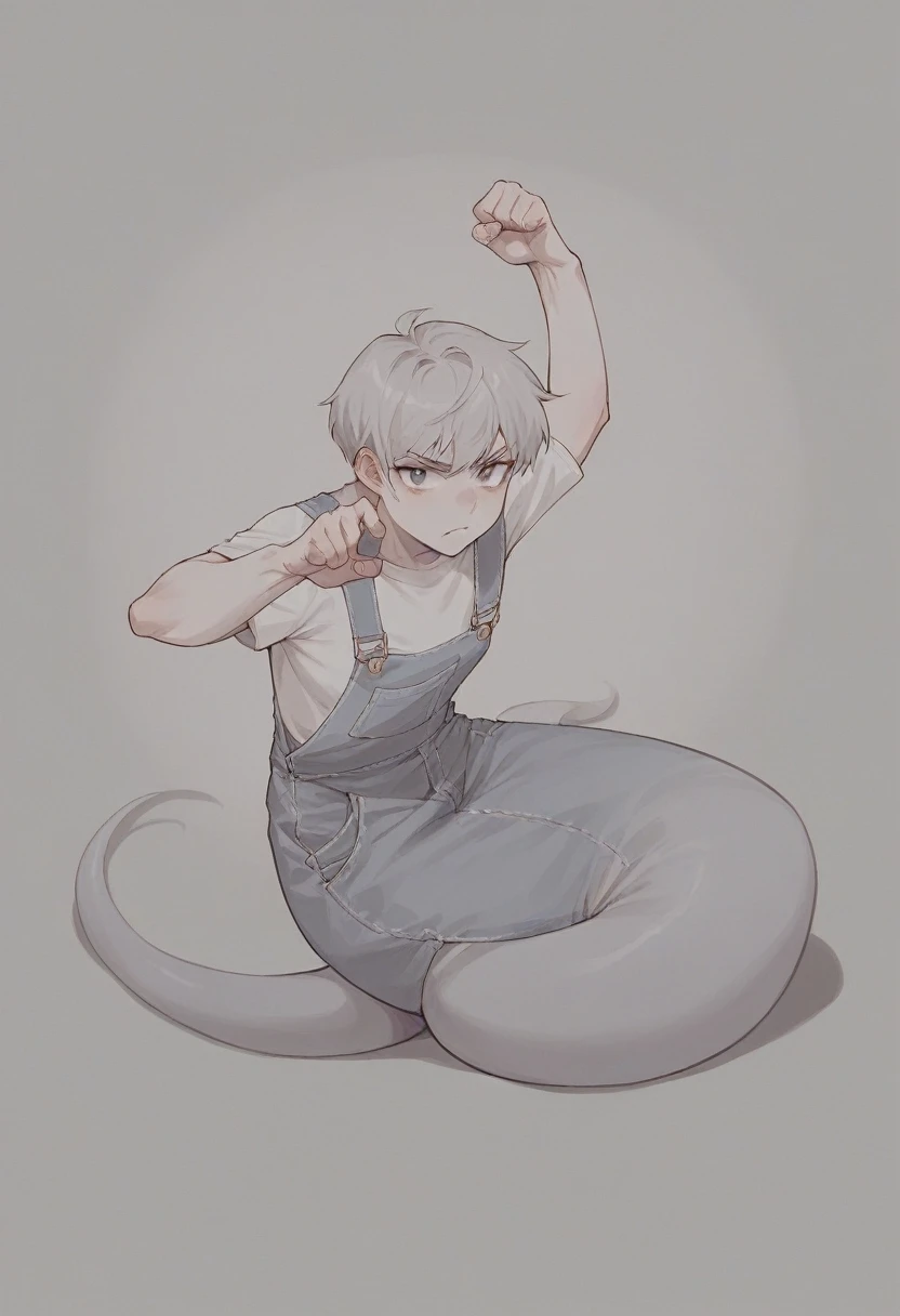 drawing of a woman in overalls sitting on a chair, pose de anime, hands behind the body pose!, character is in his natural pose, modest pose gesture, Pose distorcida, serpentine pose gesture, the anime girl is squatting, squatting pose, fighter pose, pose casual, whole body profile pose, thinking pose, whole body!! dynamic pose