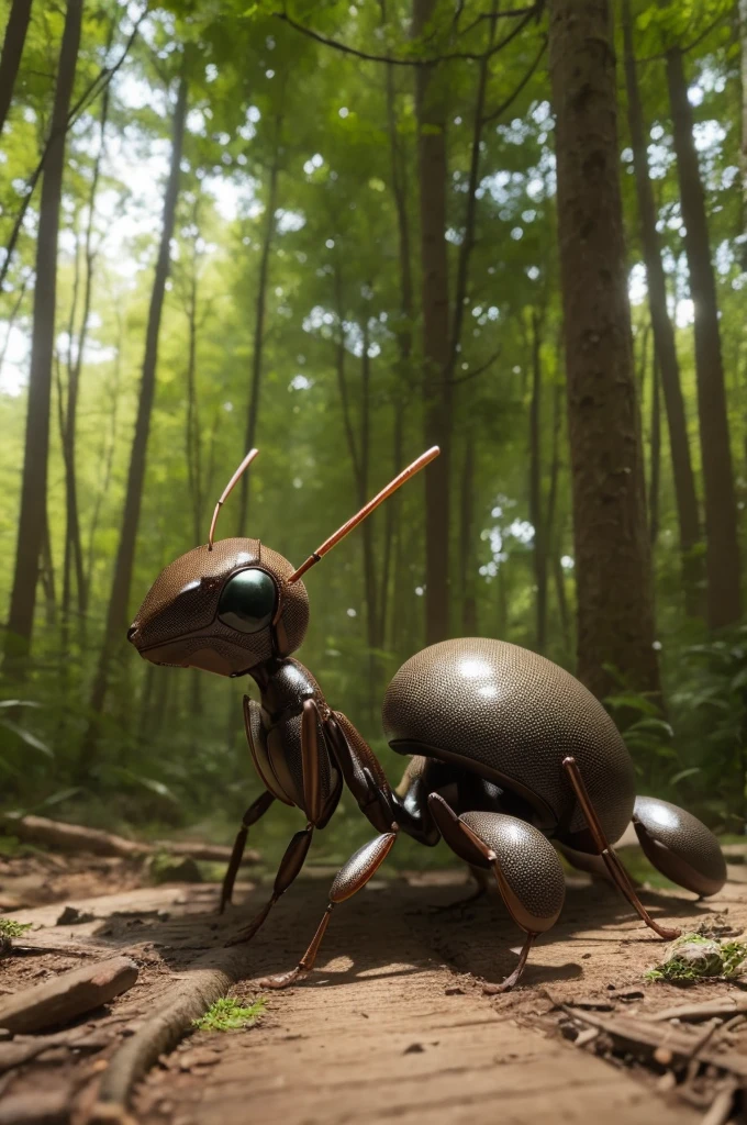 ((best quality)), ((masterpiece)), (detailed),
big ant in forest