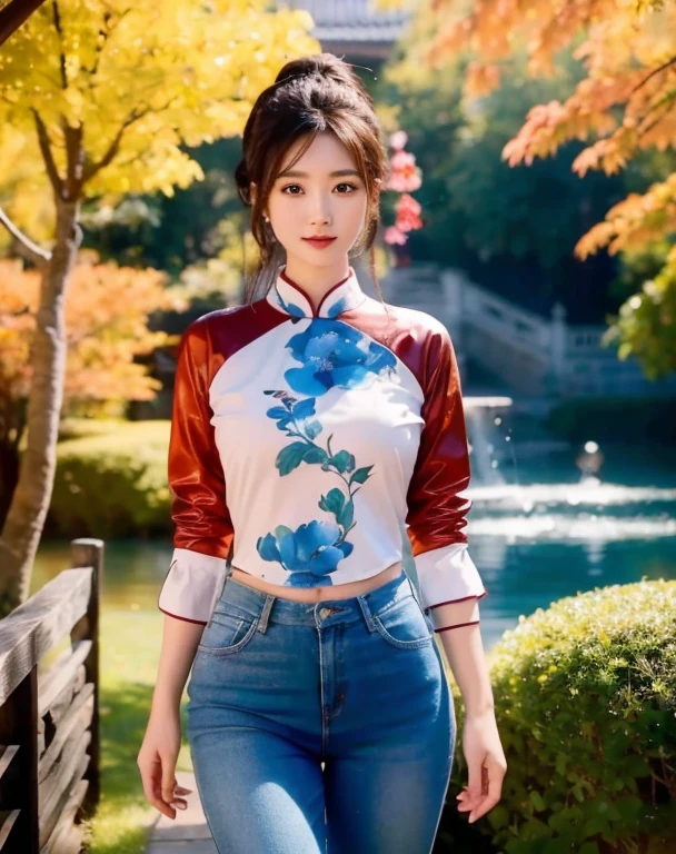 8k images, Shot with a high quality Fuji 45 camera., Pixels, best quality, Masterpiece:1.2), (realistic, photo-realistic:
1 woman,cute, alone,Beautifully detailed sky,at night, Outdoors in the countryside there are flowers..,) ,big breasts, seductive smile, wide aperture, professional lighting, Sony A7R4, 50 mm sitting lens. 2 long hairชาวเอเชียตะวันออกเฉียงใต้ที่มีใบหน้ากลม,  Large bust measures 38 inches., Warm light, long hair,black eyes,abdominal muscles, The body is beautiful and strong., thick hips, rounded chest, (digital painting, HDR, high contrast), 3d, 8K, 45,000,000 pixcls,,