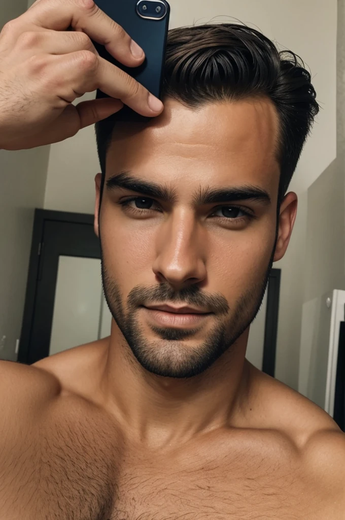 A handsome guy selfie