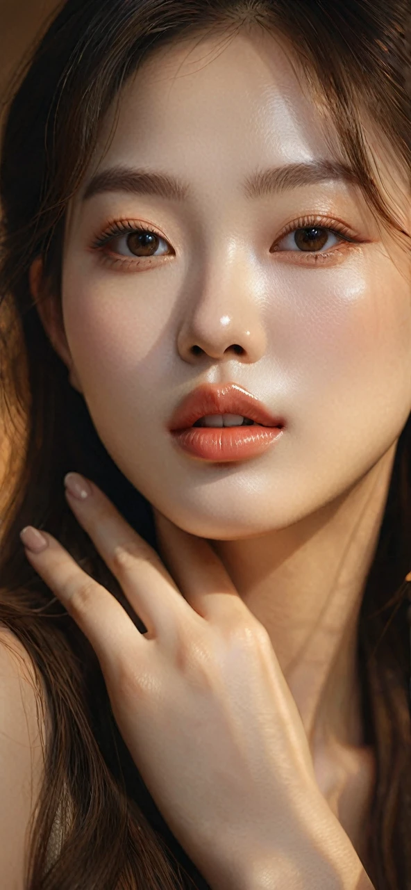 1:3 half body image, beautiful Korean girl, wearing a t-shirt and short skirt. ,UHD,(best quality,4k,8k,highres,masterpiece:1.2),ultra-detailed,(realistic,photorealistic,photo-realistic:1.37)