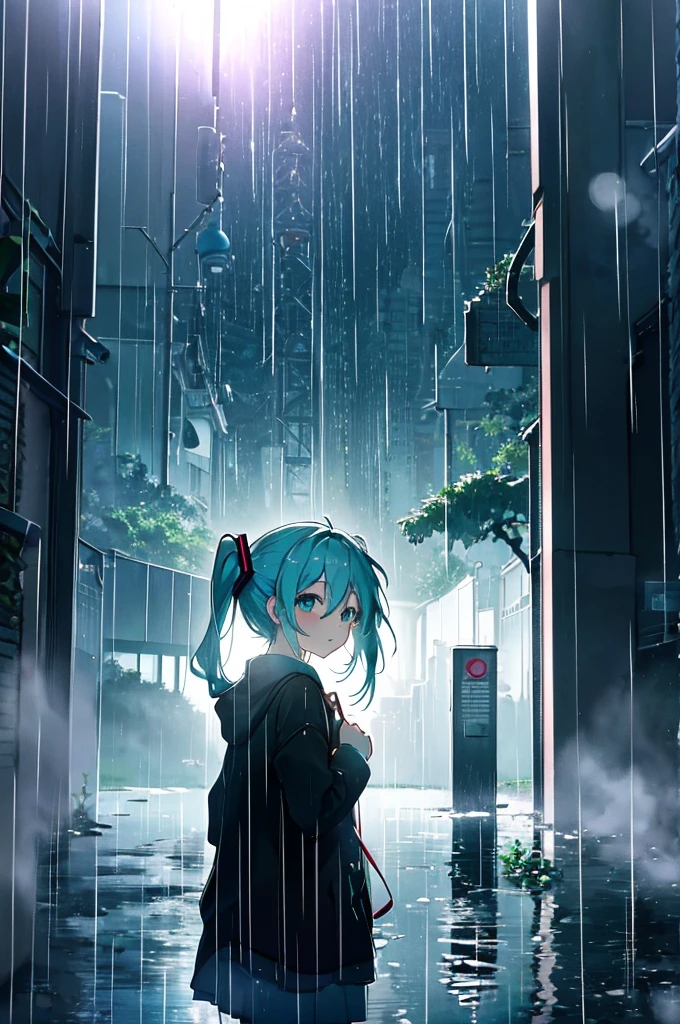 Under the Rain　Sing as if screaming　Hatsune Miku: Song of Sadness and Farewell　Chasing the dreams engraved in my heart　The sound of the rain pushes you forward　Tears in the rain　Sing as if screaming　Hatsune Miku Song of Love and Hope　I want to reach the heart of someone who is excited　This thought in the rain　Get stronger

In the rain　Sing as if screaming　Hatsune Miku: Song of Solitude and Courage　Push me forward, hold the key to open the door to tomorrow, in the rain　Believe in yourself even in the rain　Sing as if screaming　Hatsune Miku Sadness and Sorrow　With a song that blooms in my heart　Small flower in the rain　Growing in the rain　Sing as if screaming　Hatsune Miku: The Road to the Future　Dreaming about someone　Gentle feelings in the rain　Get stronger