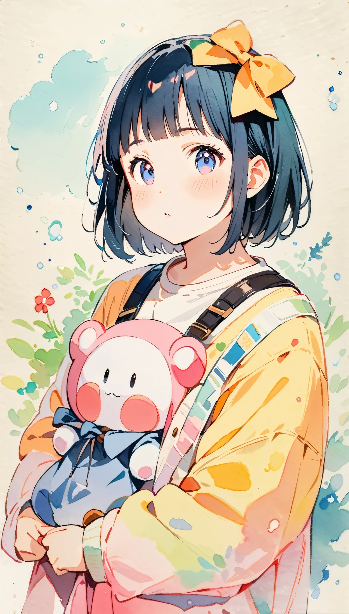 (8K, best quality, masterpiece),watercolor (medium), 1girl, {Practical, original photo, Ultra-fine transparent, image, (Influenced by Yoshitaka Amano's style:1.6)}, Practical Light, Delicate skin, (Beautiful slim woman, 25 years old, Court Knight:1.5), Thin legs, Fine particles, Long white hair, Detailed fingers, Thin, Ecstasy expression, Dynamic and sexy pose, (Huge breasts:1.4), (Long skirt, Long red cape, boots:1.2),(Arcadia, Flower Storm, Many flowers:1.8), Unobscured,Beautiful scenery, (Flowers, Wind and Moon:1.5).