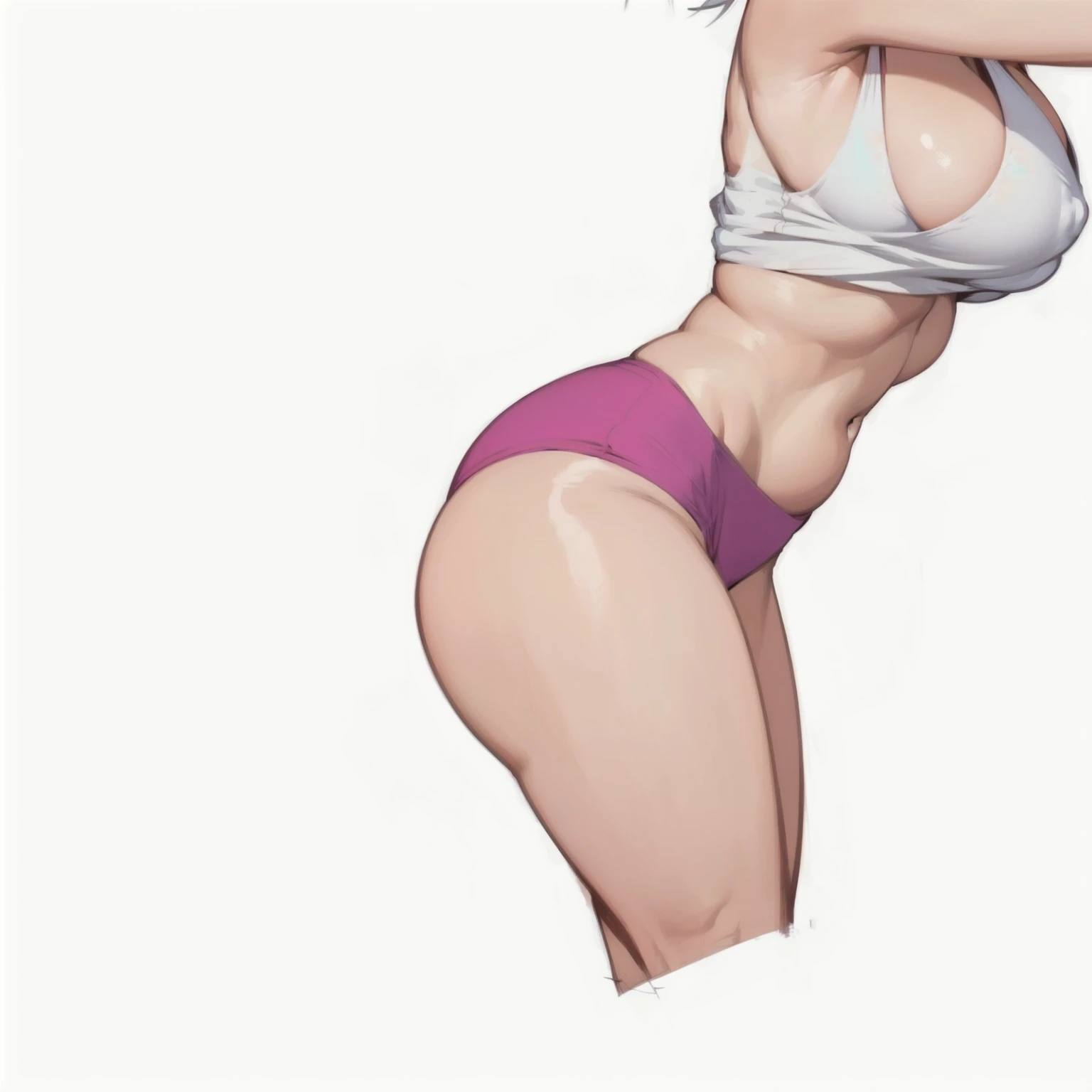 anime girl in a bikini with a baseball bat in her hand, fofosexyrobutts, thick, perfectly shaded body, realistic shaded perfectbody, smooth body features, corpo pin-up, character is in his natural pose, perfectbody, Oppai proportions, pose lateral, corpo thick, thick build, realistic bikini, thicc thighs!!!, Oppai, photorealistic perfectbody