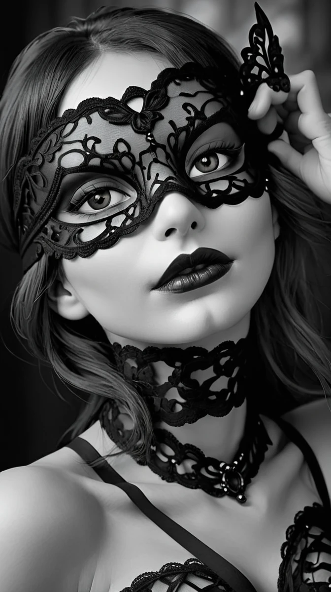 woman, носящая фтореалистичное цветное фото в черное фиолетовое кружево wearing a mask на глазах, фантастическая blindfold, fabulous, difficult узор ,Beautiful face, wearing a mask, perfect face!! difficult, a mask, !Seductive eyes and face, masquerade mask, difficult, tempting, black lace, difficult, blindfold, blindfold, Mysterious glamour, Beautiful, gothic face
