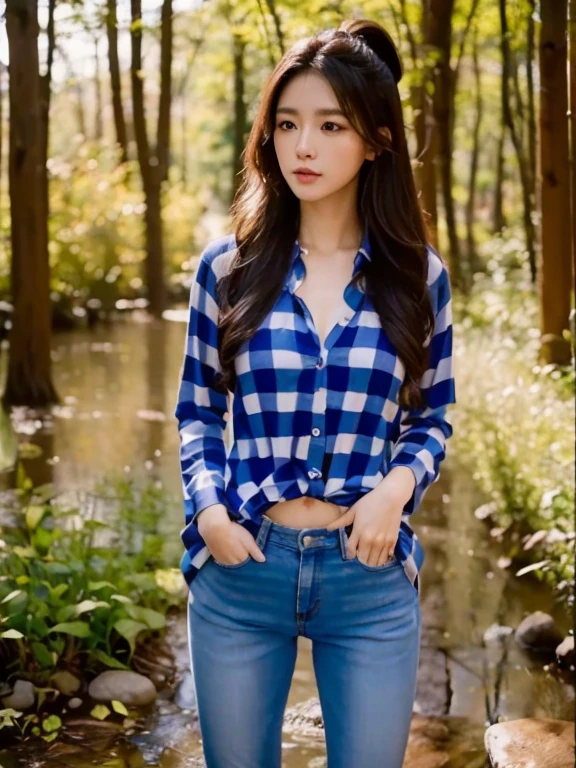 8k images, Shot with a high quality Fuji 45 camera., Pixels, best quality, Masterpiece:1.2), (realistic, photo-realistic:
1 woman,cute, ผู้หญิงlong hairชาวเอเชียตะวันออกเฉียงใต้ที่มีใบหน้ากลม, Open the aperture wide., professional lighting, Sony A7R4, 50 mm sitting lens. 2 long hairชาวเอเชียตะวันออกเฉียงใต้ที่มีใบหน้ากลม, Chest circumference measures 36 inches., Warm light, long hair,black eyes,abdominal muscles, The body is beautiful and strong., thick hips, rounded chest, (digital painting, HDR, high contrast), 3d, 8K, 45,000,000 pixcls,,