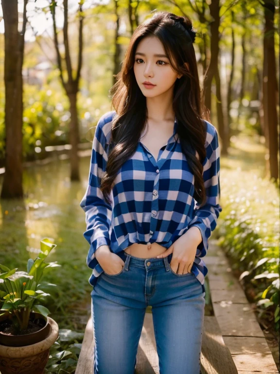 8k images, Shot with a high quality Fuji 45 camera., Pixels, best quality, Masterpiece:1.2), (realistic, photo-realistic:
1 woman,cute, ผู้หญิงlong hairชาวเอเชียตะวันออกเฉียงใต้ที่มีใบหน้ากลม, Open the aperture wide., professional lighting, Sony A7R4, 50 mm sitting lens. 2 long hairชาวเอเชียตะวันออกเฉียงใต้ที่มีใบหน้ากลม, Large bust measures 38 inches., Warm light, long hair,black eyes,abdominal muscles, The body is beautiful and strong., thick hips, rounded chest, (digital painting, HDR, high contrast), 3d, 8K, 45,000,000 pixcls,,