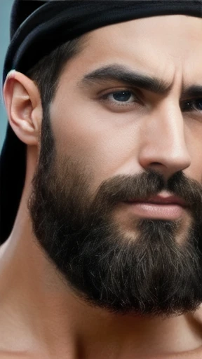 jew man focus on the face.