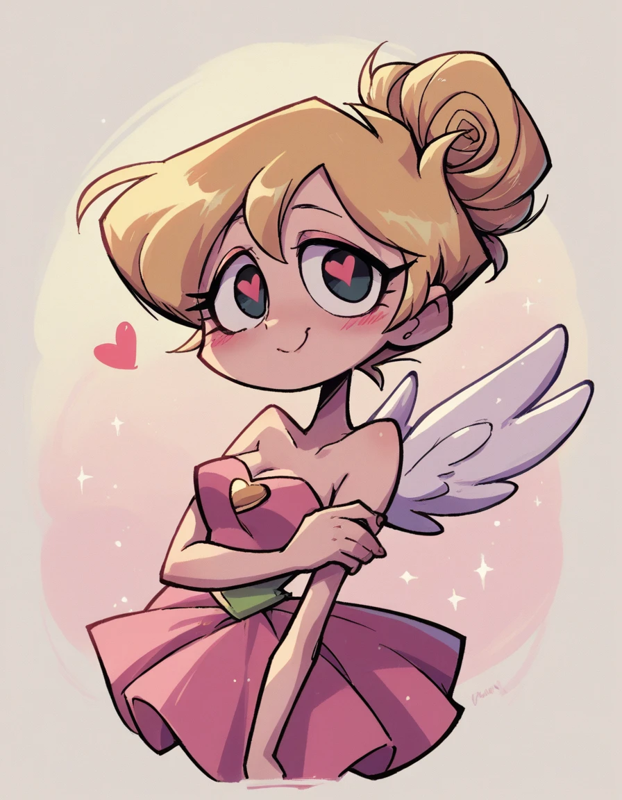 Étiquette ronde zPDXL, score_9, score_8_up, score_7_up, source_anime,
1girl, solo, heart eyes,( face ), angel wearing Ethereal Tinker Bell rouge ,porte-jarretelles
valbun,