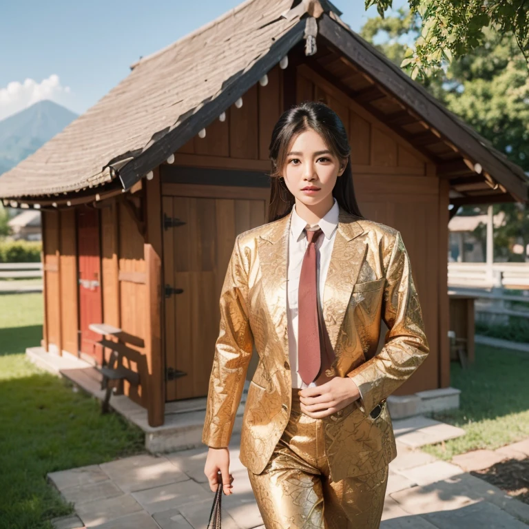 8k images, Shot with a high quality Fuji 45 camera., Pixels, best quality, Masterpiece:1.2), (realistic, photo-realistic:
1 woman,cute, ผู้หญิงlong hairชาวเอเชียตะวันออกเฉียงใต้ที่มีใบหน้ากลม, Open the aperture wide., professional lighting, Sony A7R4, 50 mm sitting lens. 2 long hairชาวเอเชียตะวันออกเฉียงใต้ที่มีใบหน้ากลม, Chest circumference measures 36 inches., Warm light, long hair,black eyes,abdominal muscles, The body is beautiful and strong., thick hips, rounded chest, (digital painting, HDR, high contrast), 3d, 8K, 45,000,000 pixcls,,