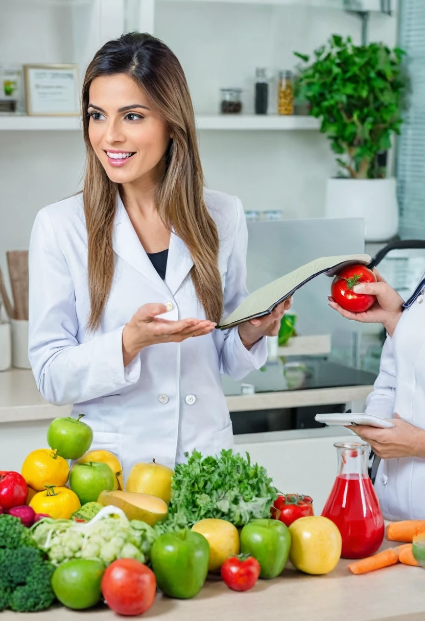 NUTRITIONISTA EXPLAINING ABOUT HEALTH