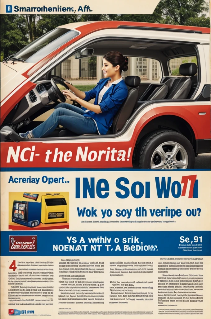 An advertisement with the word Sie7e