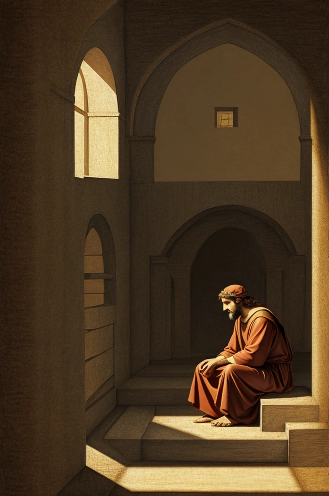 Related drawing parable Matthew 25,14-28