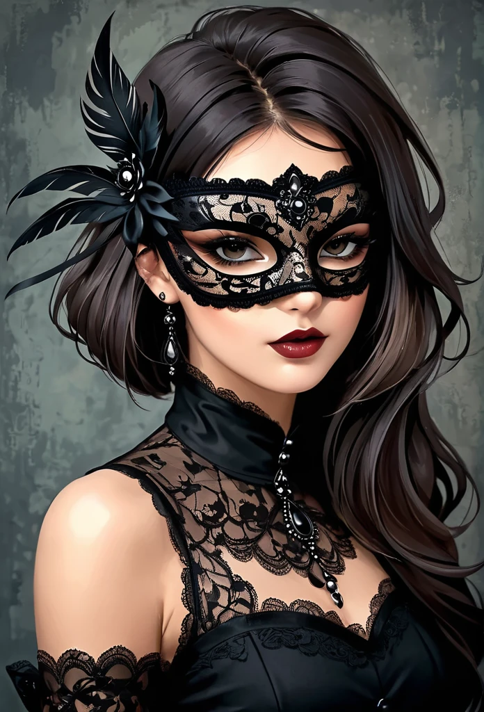 woman, носящая в черное фиолетовое кружево wearing a mask, фантастическая blindfold, fabulous, difficult красивое лицо, wearing a mask, perfect face!! difficult, a mask, !Seductive eyes and face!, difficult beauty, difficult face, masquerade mask, dark and difficult, tempting, black lace, difficult mask, black blindfold, blindfold, Mysterious glamour, Beautiful, gothic face