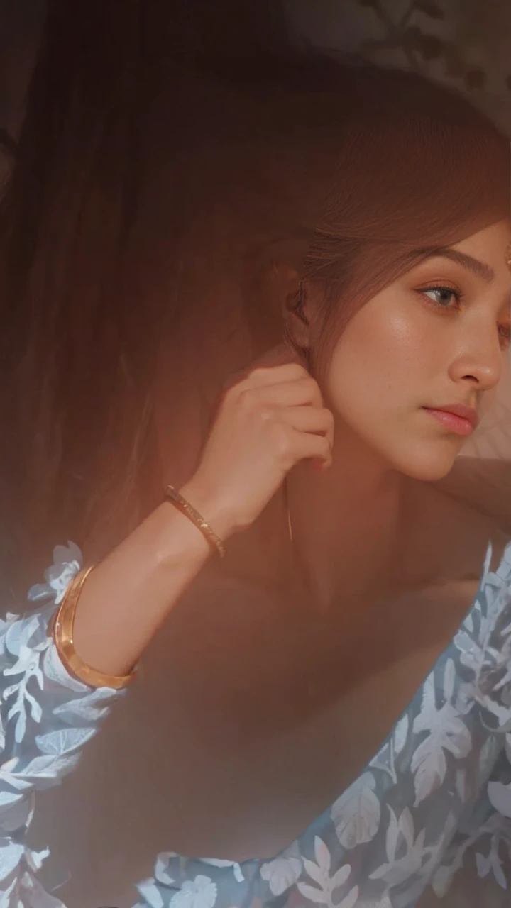 (1indiangirl:1.3),Solo,__Body parts__,
offcial art, Unity 8k wallpaper, Ultra detailed, Beautiful and aesthetic, Beautiful, Masterpiece, Best quality,Fantastical Atmosphere, Calming Palette, Detailed face, In the jungle, forest, Short and medium portraits, Beautiful bare shoulders, Sexy