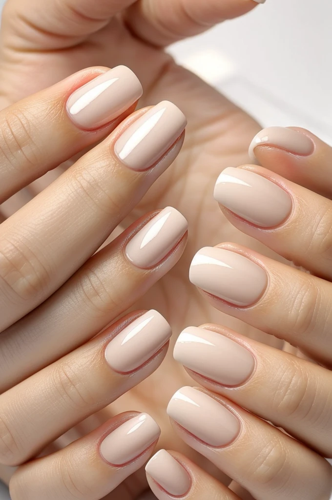 Create short square acrylic nail ideas. That are elegant but at the same time that adapt to all places. In natural tones, without shine and that do not attract much attention but do not go unnoticed.