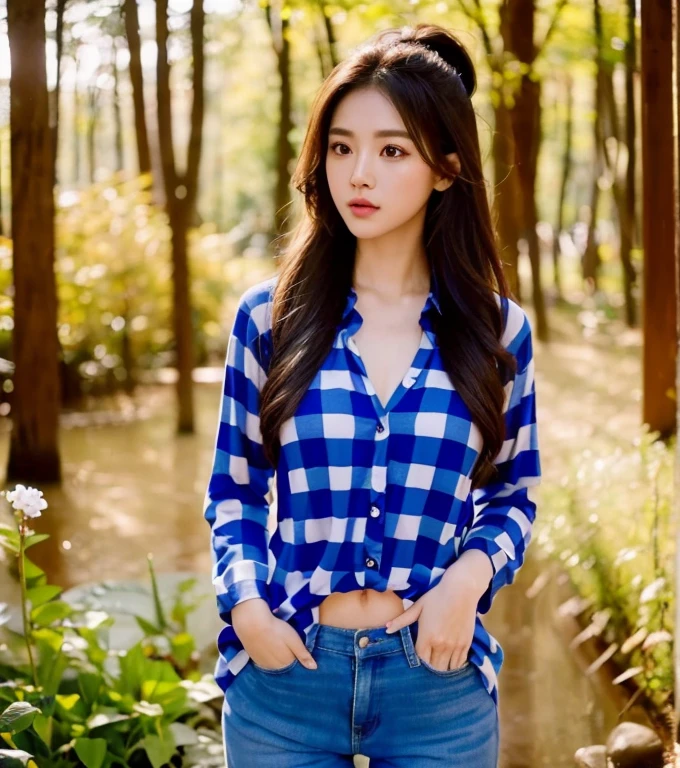 8k images, Shot with a high quality Fuji 45 camera., Pixels, best quality, Masterpiece:1.2), (realistic, photo-realistic:
1 woman,cute, ผู้หญิงlong hairชาวเอเชียตะวันออกเฉียงใต้ที่มีใบหน้ากลม, Open the aperture wide., professional lighting, Sony A7R4, 50 mm sitting lens. 2 long hairชาวเอเชียตะวันออกเฉียงใต้ที่มีใบหน้ากลม, Large bust measures 36 inches., Warm light, long hair,black eyes,abdominal muscles, The body is beautiful and strong., thick hips, rounded chest, (digital painting, HDR, high contrast), 3d, 8K, 45,000,000 pixcls,,