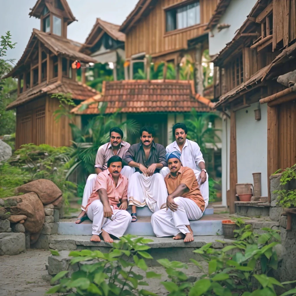 Nature , traditional kerala style house,