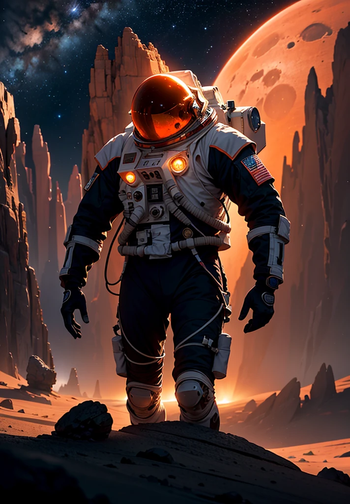 (planets:1.3), cosmic, space, high-tech, (golden:1.5), (black:1.5), (Frightening:1.3) (RFNKTRY), (by Artist Akihiko Yoshida:1.3),(by Artist Ross Tran:1.3),(by Artist Tsutomu Nihei:1.3),masterpiece, 4k, HD, art inkpunk
