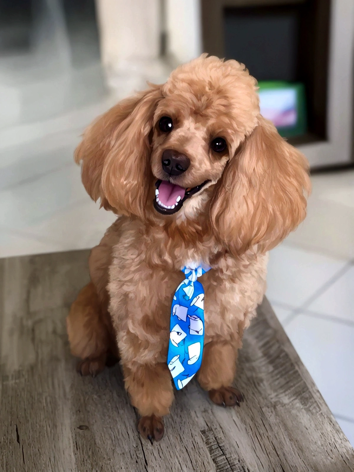 caramel poodle dog