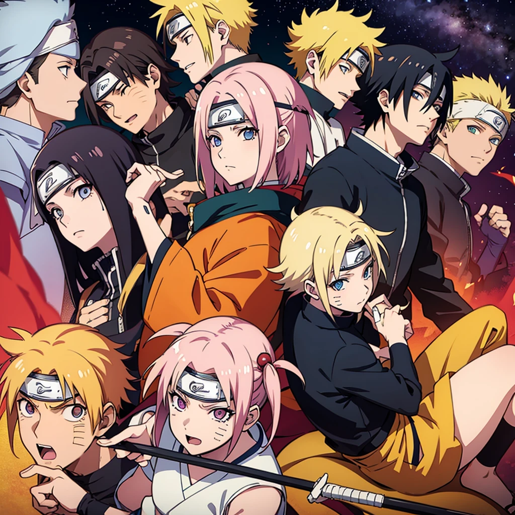 Naruto, sasuke, sakura