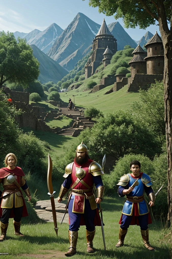 dragon warrior themed "the first Warriors"