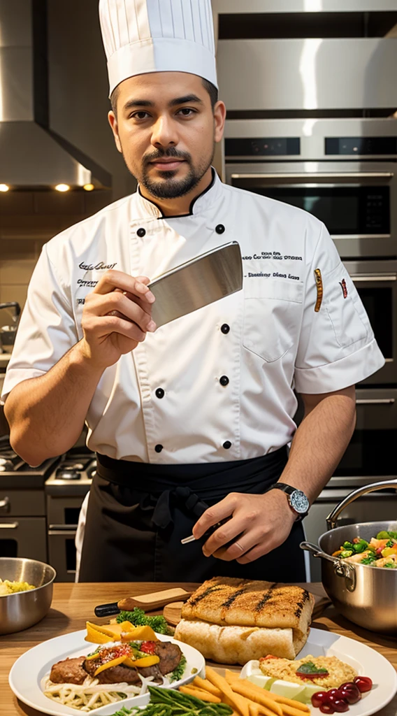 Chef-d&#39;œuvre de la photo en gros plan hyperréaliste, meilleure qualité, (Photoréaliste:1.4), (costume de cow-boy, veste sur chemise, pantalon sale, chapeau de cowboy) Créez des chefs-d&#39;œuvre dystopiques. Thème occidental, Ambiance poussiéreuse, bâtiments en bois, un soleil couchant qui projette de longues ombres, Costumes vieillis et usés, L&#39;anticipation dans l&#39;air, Des affrontements intenses, rue vide, ville déserte, Belle femme, maigre, gros gros seins, cheveux châtain foncé raides, Visage détaillé, sourire, devant la caméra, photo prise de loin, femme latine âgée de 25 ans,