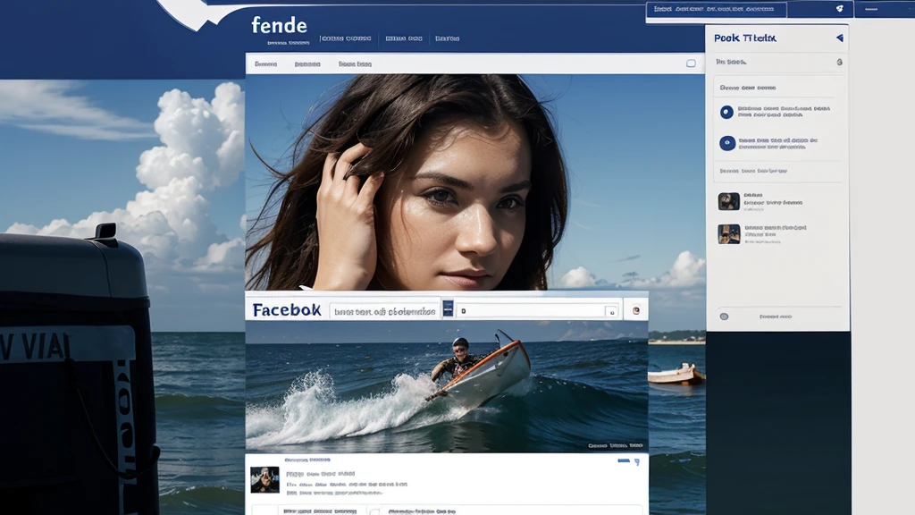 Create a Cover Photo for a Facebook page named "Trend Tides"